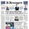 L'apertura in prima pagina de Il Messaggero: "Lazio, processo ultrà"