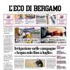 L'apertura de L'Eco di Bergamo sui nerazzurri: "L'Atalanta in aprile mai di domenica"