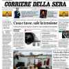 Il Corriere della Sera in prima pagina sul caso ultras: "Simone Inzaghi ascoltato dai pm"