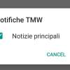Attiva le notifiche push per news e highlights! Nuovo servizio gratuito per chi ha le APP di TMW