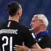 Clima disteso prima di Roma-Milan: Ibra ha aspettato Ranieri nel tunnel per salutarlo...
