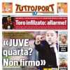 Tuttosport apre con le parole di Tudor: "Juve quarta? Non firmo". E sul Toro: "Allarme!"...