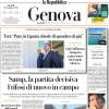 La Repubblica Genova: "Sampdoria, la partita decisiva. I tifosi di nuovo in campo"