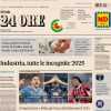 Il Sole 24 Ore in prima pagina: "A Napoli, Inter e Milan gli Oscar dei bilanci 2024"