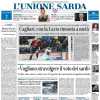 L'Unione Sarda in prima pagina: "Contro la Lazio rimonta a metà"