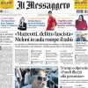 La prima pagina de Il Messaggero è sul futuro della Joya: "Dybala-Roma, prove di divorzio"
