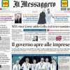 Il Messaggero apre sulle romane: "La Lazio continua a volare, Roma punita da Lukaku"