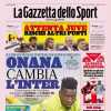 La prima pagina de La Gazzetta dello Sport sui nerazzurri: "Onana cambia l'Inter"