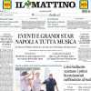 Il Mattino in prima pagina: "De Laurentiis: 'Io sto con Conte, ha fatto bene'"