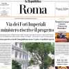 La Repubblica (Roma) apre sulle romane: "Juric, la verità contro il Torino. Lazio a Como"