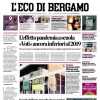 L'Eco di Bergamo titola in apertura: "Atalanta, caccia al quarto posto"