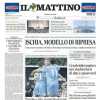Il Mattino in prima pagina sul Napoli: "Pressing e idee, il marchio di Conte"