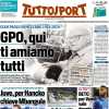 Tuttosport in prima pagina: "Juve, per Hancko chiave Mbangula. Beto per Vanoli"