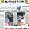 Il Mattino apre la sua prima pagina con Sinner e il Napoli: "La legge di Conte"