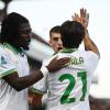 La Roma risponde al Napoli e aggancia gli azzurri in vetta: Sassuolo battuto 1-0...