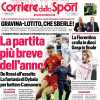 La prima pagina del Corriere dello Sport su Udinese-Roma: "La partita più breve dell'anno"