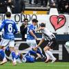 Kempf buca la Juventus, il Como trema ma regge: è 1-0 al Sinigaglia al 45'