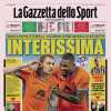 La prima pagina de La Gazzetta dello Sport apre sullo 0-3 di Napoli: "Interissima"