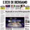 Oggi la Salernitana, L'Eco di Bergamo in taglio alto: "Atalanta, tre punti prima della Juve"