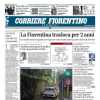 Il Corriere Fiorentino in apertura sui viola: "La Fiorentina trasloca per 2 anni"