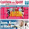 Il Corriere dello Sport in apertura: "Terza di campionato di fuoco, Koop si libera per la Juve"