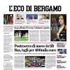 La Dea vince, L'Eco di Bergamo in apertura: "Koop affonda il Verona"