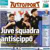 Tuttosport in apertura: "Juve squadra antiscippo". Bianconeri eroici a Lipsia