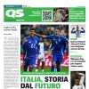 Nazionale e non solo nella prima pagina di QS: "Occhi sul futuro per Inter e Milan"