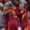 La Roma travolte la Fiorentina, Il Romanista in apertura: "Siamo ancora qua"