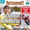 Tuttosport riconosce in prima pagina: "Vlahovic non basta, la Juve frena col Cagliari"