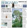 La prima del Corriere di Bergamo: "Serie A ed Europa: arriva un mese di scontri diretti"