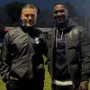 Visita a sorpresa in casa Lecco: L'ex Milan Cristian Zapata assiste all'allenamento...