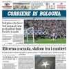 Corriere di Bologna: "Bologna a due faccia. Sott’acqua a Como, poi il pari nel finale"