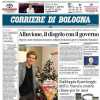 Il Corriere di Bologna in prima pagina: "Bologna, 7 partite in soli 21 giorni" 