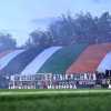 "Non c'è categoria che da te mi porti via": Venezia, maxi coreografia contro la Juventus...