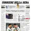 L'apertura del Corriere della Sera: "Festa Juve a San Siro. Inter alla nona sconfitta"