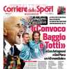 Il Corriere dello Sport apre con l'intervista a Spalletti: "Convoco Baggio e Totti"