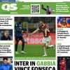 Il QS in prima pagina esalta la vittoria del Milan: "Inter in Gabbia: vince Fonseca"