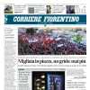 L'apertura del Corriere Fiorentino su un ko per i viola di Italiano: "Senza Kouamé"