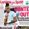 La prima pagina del Corriere dello Sport oggi sulla Coppa Italia: "Conte out"