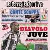 L'apertura della Gazzetta dello Sport sul 2-0 sul Milan: "Diavolo che Juve"