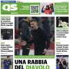 "Una rabbia del Diavolo": la prima pagina del Quotidiano Sportivo sulla frenata del Milan