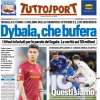 Tuttosport in apertura: "Dybala, che bufera. Italia, questi siamo"
