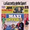La prima pagina de La Gazzetta dello Sport titola così stamattina: "Maxi Inter"