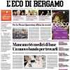 L'Eco di Bergamo apre con un'intervista a Palomino: "Vogliamo tornare in Europa"