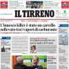 Il Tirreno in prima pagina: "Serata amara per l'Empoli. Una rete da metà campo regala il match al Torino"