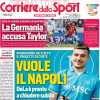 Il Corriere dello Sport in apertura sull'affare Buongiorno: "Vuole il Napoli"