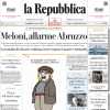 La Repubblica: "La Juventus scivola ancora, il Napoli vince con il Jack"