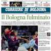 Il Corriere di Bologna in prima pagina: "Seconda sconfitta in campionato per i rossoblu"