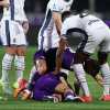 Fiorentina-Inter, Dumfries tra i primi a soccorrere Bove. Dimarco furioso con l'ambulanza